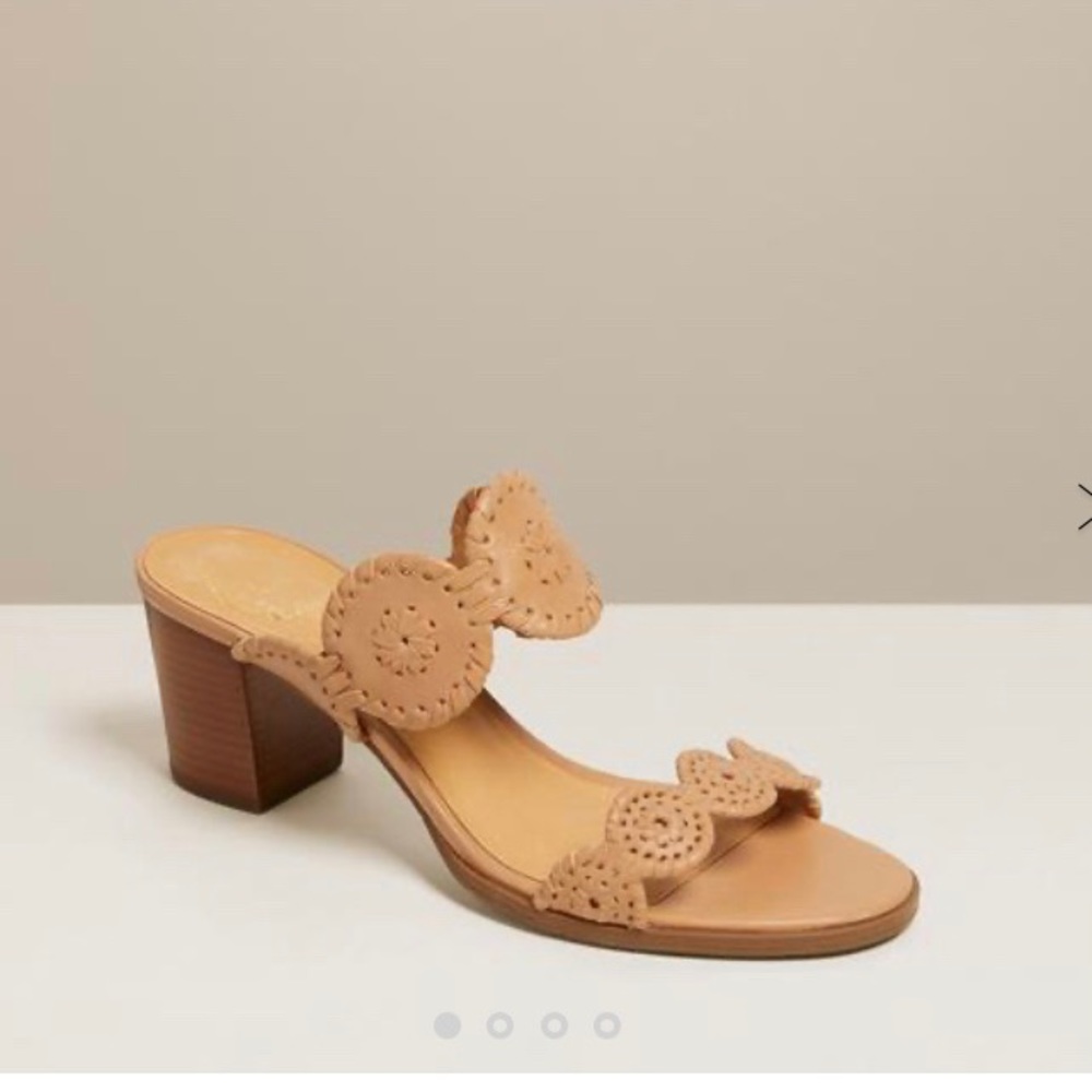 Jack Rogers Lauren Mid Heel Tan!